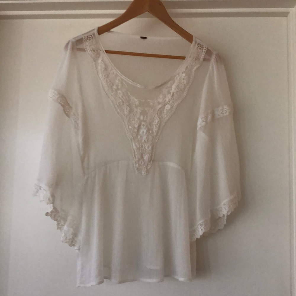 Free people white top